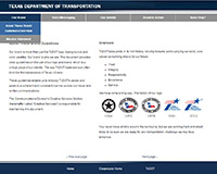 TxDOT Brand Guidelines web site