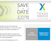 Texas Transportation Forum web site